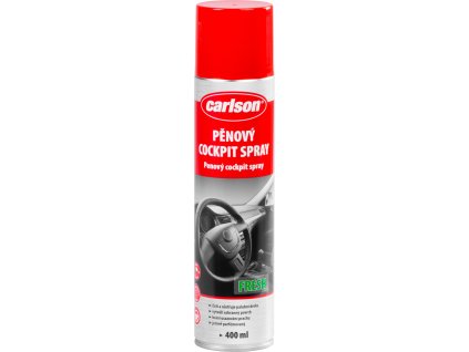 Čistič palubnej dosky carlson, aerosól, penový, fresh, na auto, 400 ml