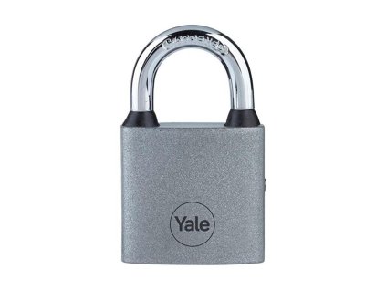 Zámok Yale Y111S/38/121/1, visiaci, železný, strieborný, 38 mm, 3 kľúče