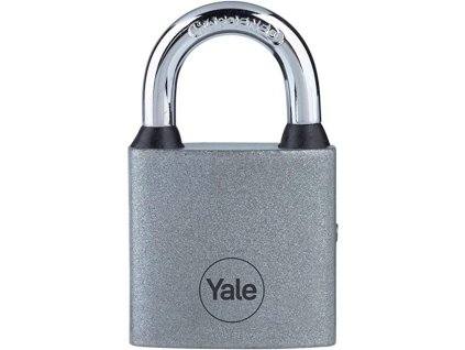 Zámok Yale Y111S/60/132/1, visiaci, železný, strieborný, 63 mm, 3 kľúče