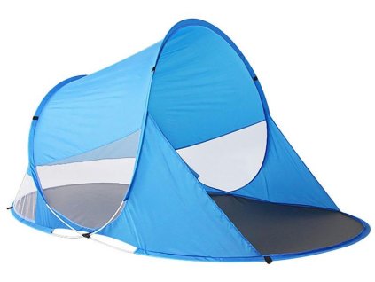 Stan Strend Pro, rozkladací, plážový, modrý, 190x120x90 cm