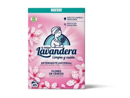 Prací prášok Lavandera, čerešňové kvety, 4675 g/85 pracích dávok, na pranie