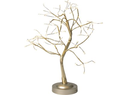 Dekorácia MagicHome Vianoce, stromček, 108 LED teplá biela, 3xAA, USB, jednoduché svietenie, 45 cm