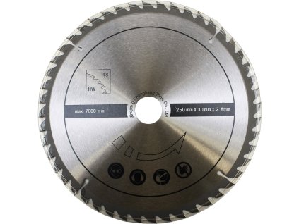 Scheppach Pílový kotúč TCT (250 x 30 x 2,8 mm, 48 Z)