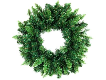 Veniec MagicHome Vianoce, prírodný, 45 cm, 160 vetiev, EXTRA HUSTÝ