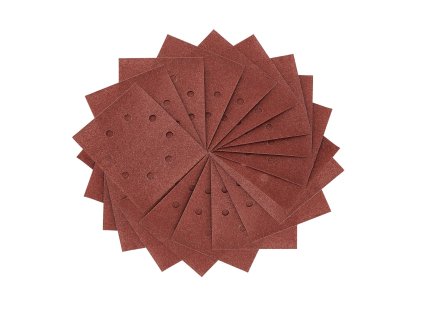 Papier brúsny 140x115mm P100 dierovaný suchý zips 25ks DWE6411/DCW200