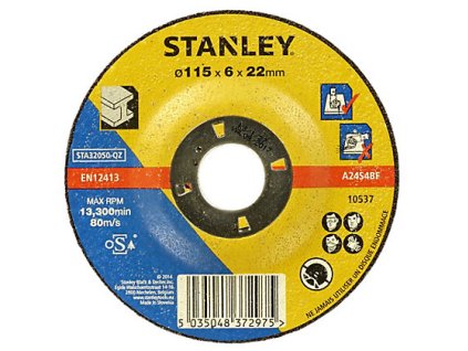 Kotúč brúsny na kov 115x22x6mm vypuklý 1ks