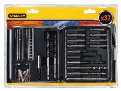 Sada vrtákov do kovu HSS, muriva, dreva, bity 37 dielna