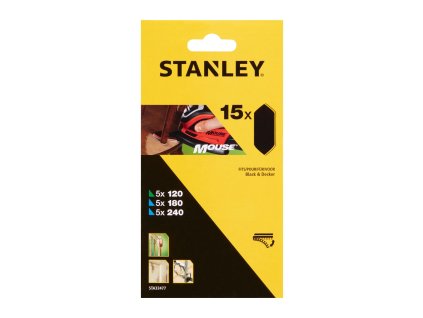 Papier brúsny, výseky na prstovú podložku Mouse 5xP120 ,5xP180, 5xP240