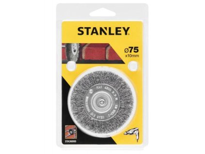 Kefa do vŕtačky okružná oceľová vlnitá pr.75mm x 10mm, stopka pr.6mm