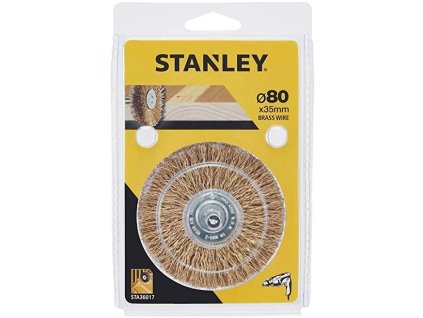 Kefa do vŕtačky okružná mosadzná vlnitá, stopka pr.6mm, pr.80mm x 35mm