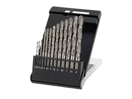 Vrták presný do kovu, pr.2-8mm (prírastok po 0,5mm), 13-dielna sada