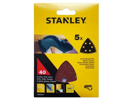 Papier brúsny 93x93mm P40 dierovaný zips 5ks delta brúsky