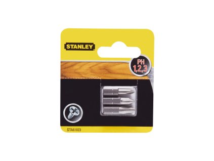 Bit skrutkovací PH1-2-3 x 25mm, sada 3 díly