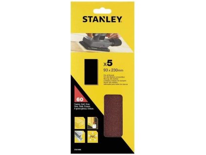 Papier brúsny nedierovaný 93x230mm P60 5ks