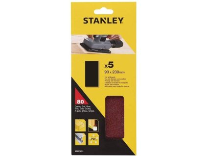 Papier brúsny nedierovaný 93x230mm P80 5ks