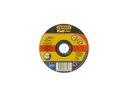 Kotúč rezný na oceľ pr.115×1,0×22mm plochý