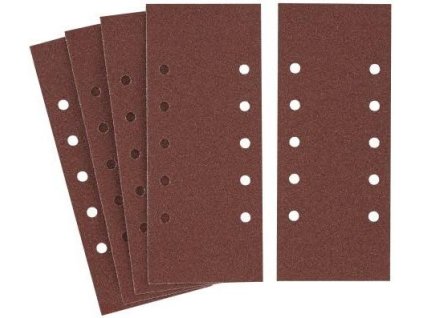 Papier brúsny dierovaný 115x280mm P60 5ks pre B+D, Hitachi