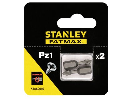 Bit skrutkovací torzný PZ1 x 25mm, 2ks