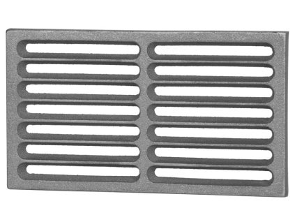 Rošt liatinový 280x160x17 mm, s mostíkom, do sporáku a kachlí