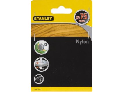 Kefa do vŕtačky okružná nilonová, stopka pr.6mm, pr.75mm x 10mm