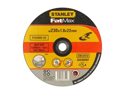 Kotúč rezný na nerez oceľ pr.230x22,2mm, hr.1,8mm, 1ks