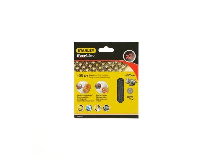 Mriežka brúsna na excent.brúsku, pr.125mm P80, suchý zips, 3ks