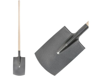 Rýľ S592.WH rovný, KomaXit, drevená násada