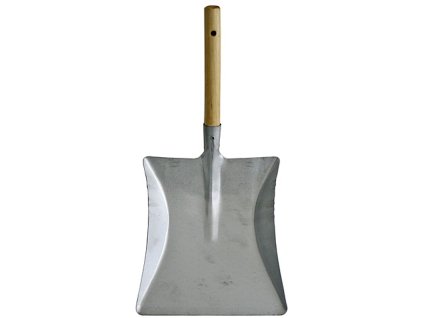 Lopatka Z162, kovová, lakovaná s drevenou rúčkou, 47x21,5x8 cm