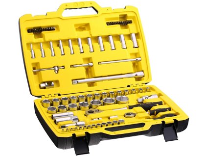 Sada račne a hlavíc 1/4" a 1/2" 81dielna FatMax® 6 hranné hlavice kufrík