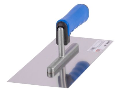 Hladítko Strend Pro Premium, BLUE SoftTouch, 270x130 mm, rovné, nerez