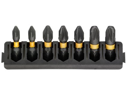Sada Tough Case - držiak 7ks bitov 25mm + (PZ1, PZ2, PZ3) FLEXTORQ