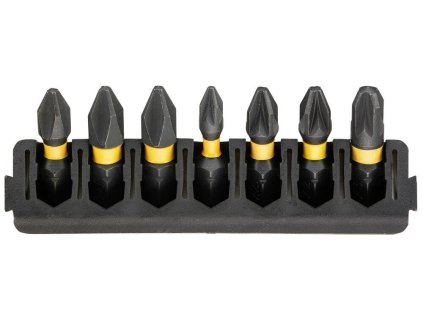 Sada Tough Case - držiak 7ks bitov 25mm + (PH1, PH2, PZ1, PZ2, PZ3) FLEXTORQ
