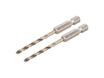 Vrták do kovu BLACK & GOLD 3,0x65x33,5mm šesťhranná stopka 2ks