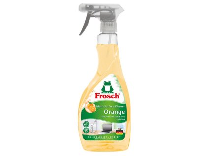 Čistič na lesklé povrchy Frosch, multifunkčný, pomaranč, 500 ml