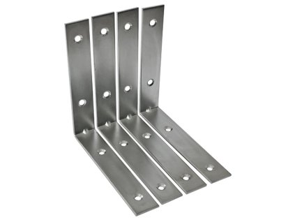Uholník T0282 125x25x2,5, konzola (4ks/bal) rohový, oceľový