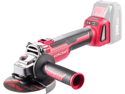 Brúska Worcraft CAG-S20LiBH ShareSYS, 125 mm, uhlová, 20V Li-ion, bezuhlíková