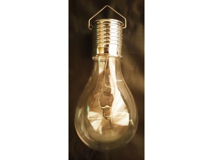 Žiarovka Solar Acrux, 7.5x22 cm, číra, 4 Led white led, bal. 24 ks