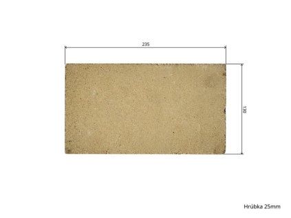 Šamot 23,5 x 13 x 2,5, náhradný diel