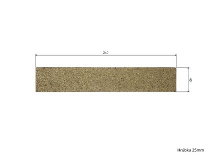 Šamot 24 x 4 x 2,5