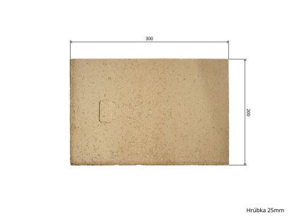 Šamot 30 x 20 x 2,5, náhradný diel