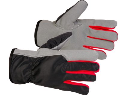 Rukavice Strend Pro Bertus Winter, zimné, ochranné, zateplené, textil/koža, veľkosť 10/XL, blister