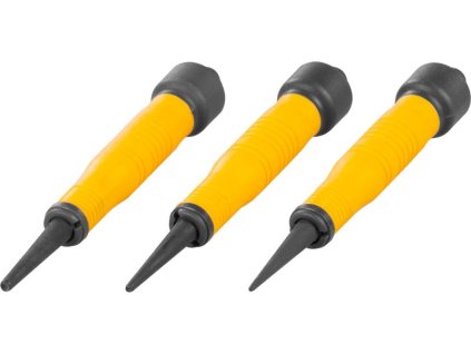 Sada dierovačov Strend Pro Premium, 3 dielna, Bi-materiál rukoväť, 1-2-3"/32"