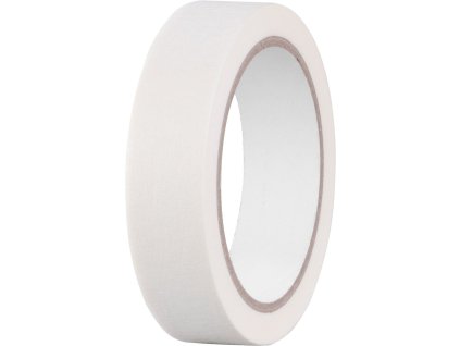 Páska Strend Pro, 25 mm, L-25 m, Krep, maliarska, maskovacia, lepiaca, biela