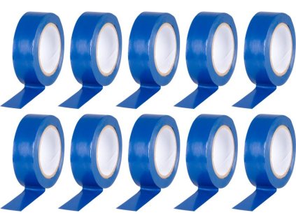 Páska Strend Pro, 19 mm, L-10 m, max. 80°C, 600V, modrá, izolačná, lepiaca, PVC, bal. 10 ks