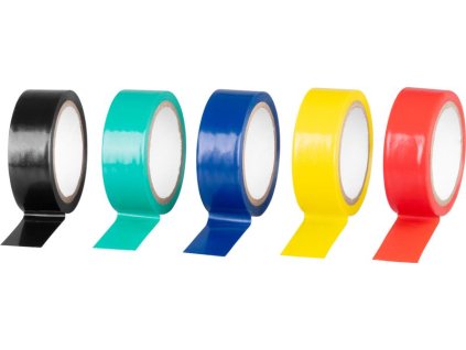 Páska Strend Pro, 19 mm, L-5 m, PVC, max. 80°C, 600V, izolačná, rôzne farby, lepiaca, bal. 5 ks