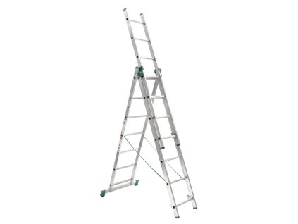 Hliníkový rebrík trojdielny univerzálny 7607 PROFI