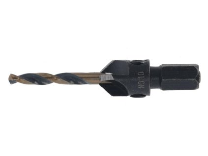 Vodiaci vrták (3,17mm) so záhlbníkom č.10 pre skrutky s priemerom 5mm