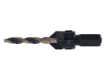 Vodiaci vrták (3,17mm) so záhlbníkom č.12 pre skrutky s priemerom 6mm