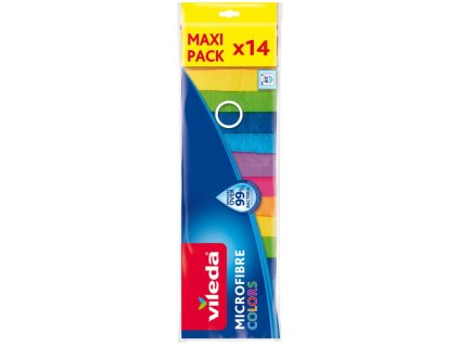 Handrička Vileda Microfibre Colors, mikrovlákna, na podlahy 14 ks