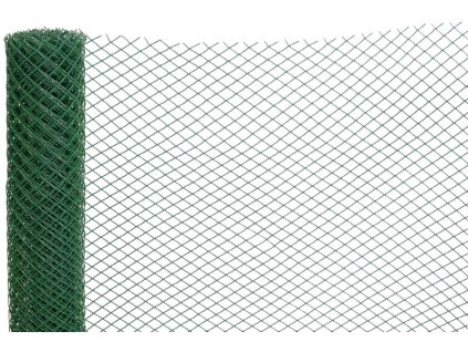 Pletivo ECONOMY 6, 1000/20x20 mm, 45° štvorcový vzor, 300g/m2, zelené, celoplastové, bal. 05 m